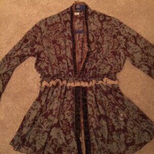 PeruvianConnections SILK blouse Small